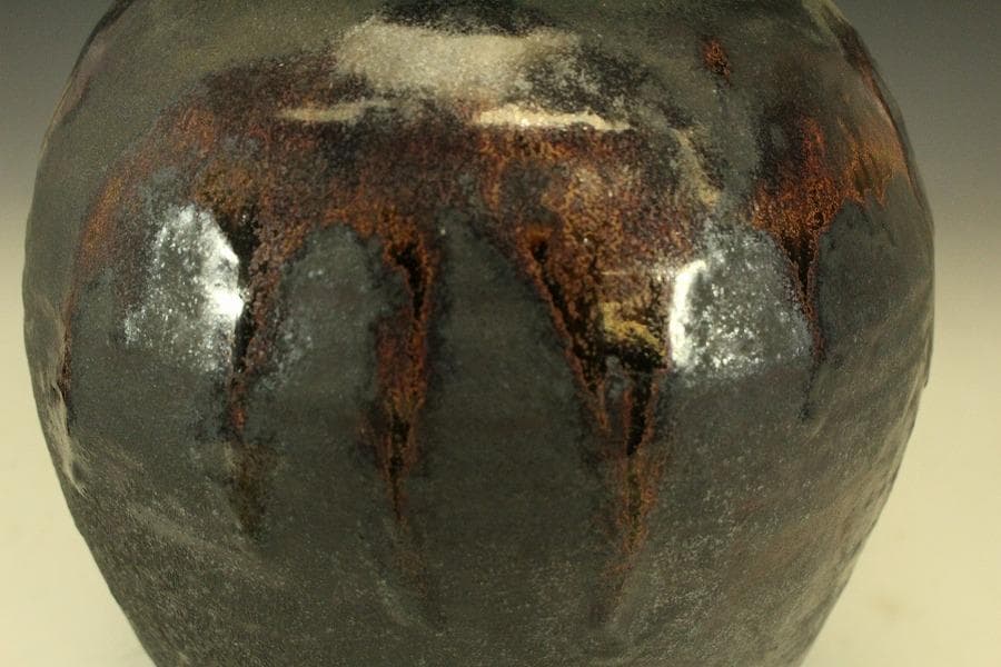 六古窯 壷 高21cm 自然釉(RC973)