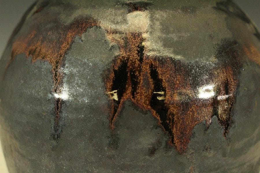 六古窯 壷 高21cm 自然釉(RC973)