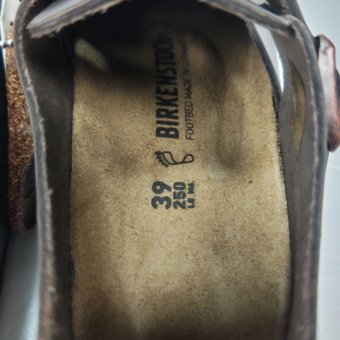 【未使用】ビルケンシュトック ロンドン 25cm ダークブラウン レザー