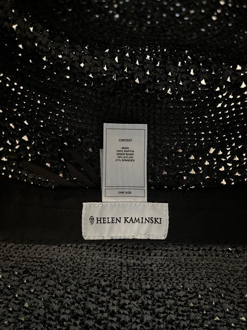 ＊新品未使用＊ Helen Kaminski ラフィア帽子