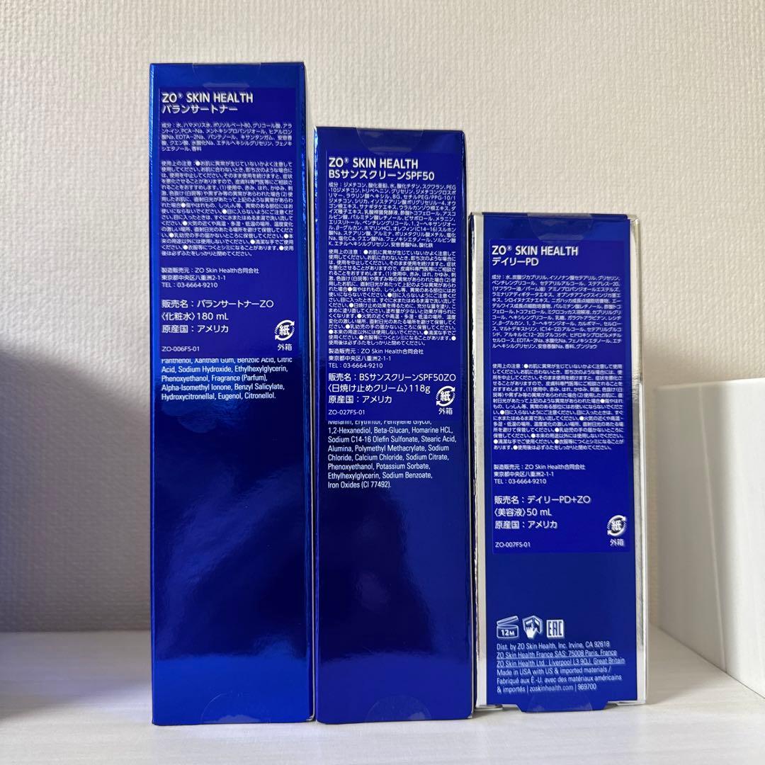 デイリーPD、バランサートナー、BSサンスクリーンSPF50 ゼオスキン