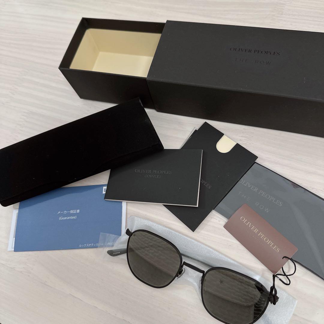 OLIVER PEOPLES × THE ROW　サングラス マットブラック
