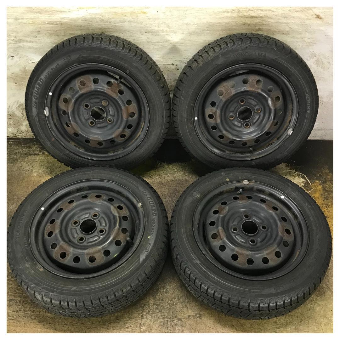 257 YOKOHAMA 155/65R14 7分目 スタッドレス