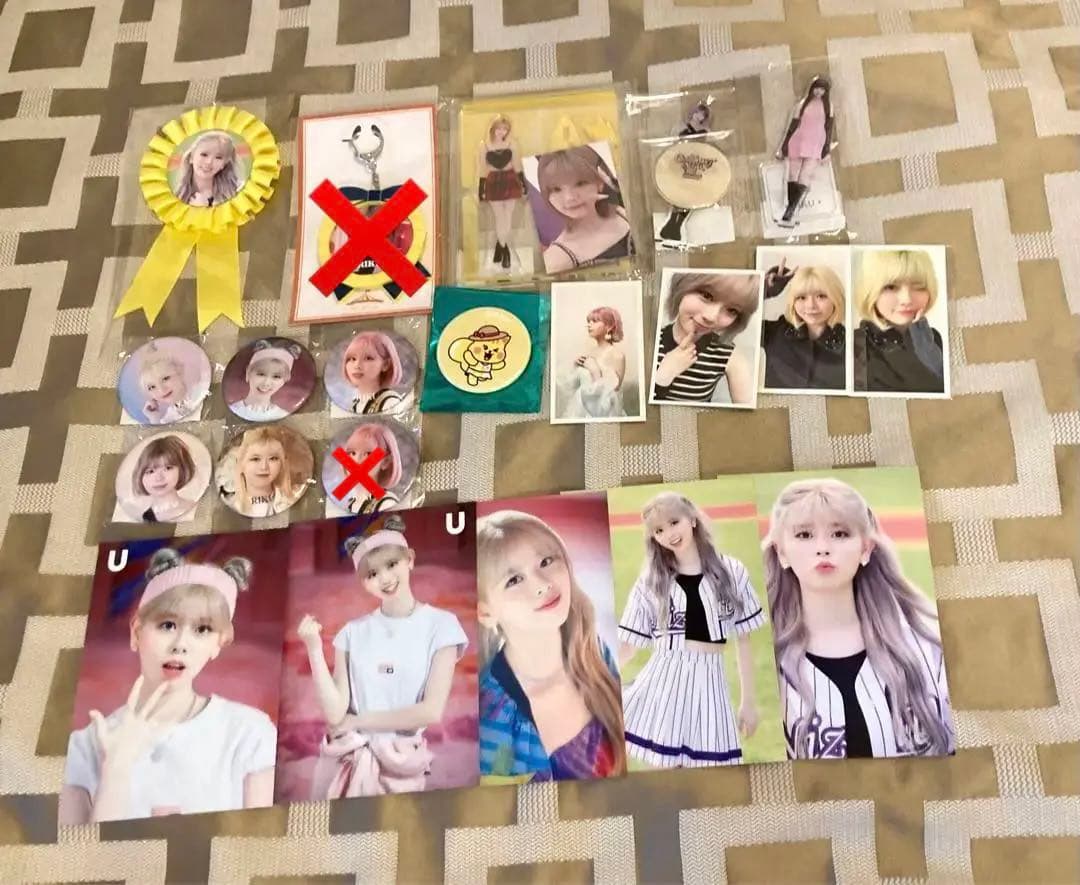 NiziU リク アクスタ 缶バッジ 直筆サイン入り ラントレ トレカ