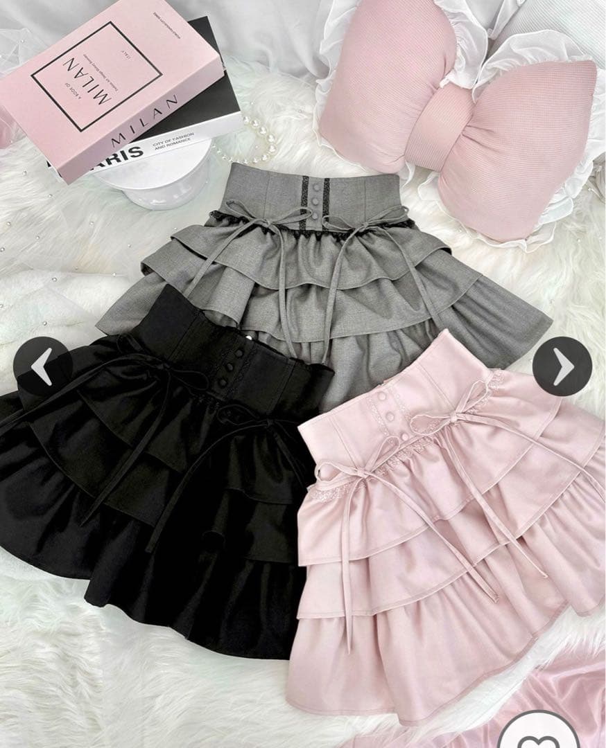 ミシェルマカロン　スカート　ピンク　xs