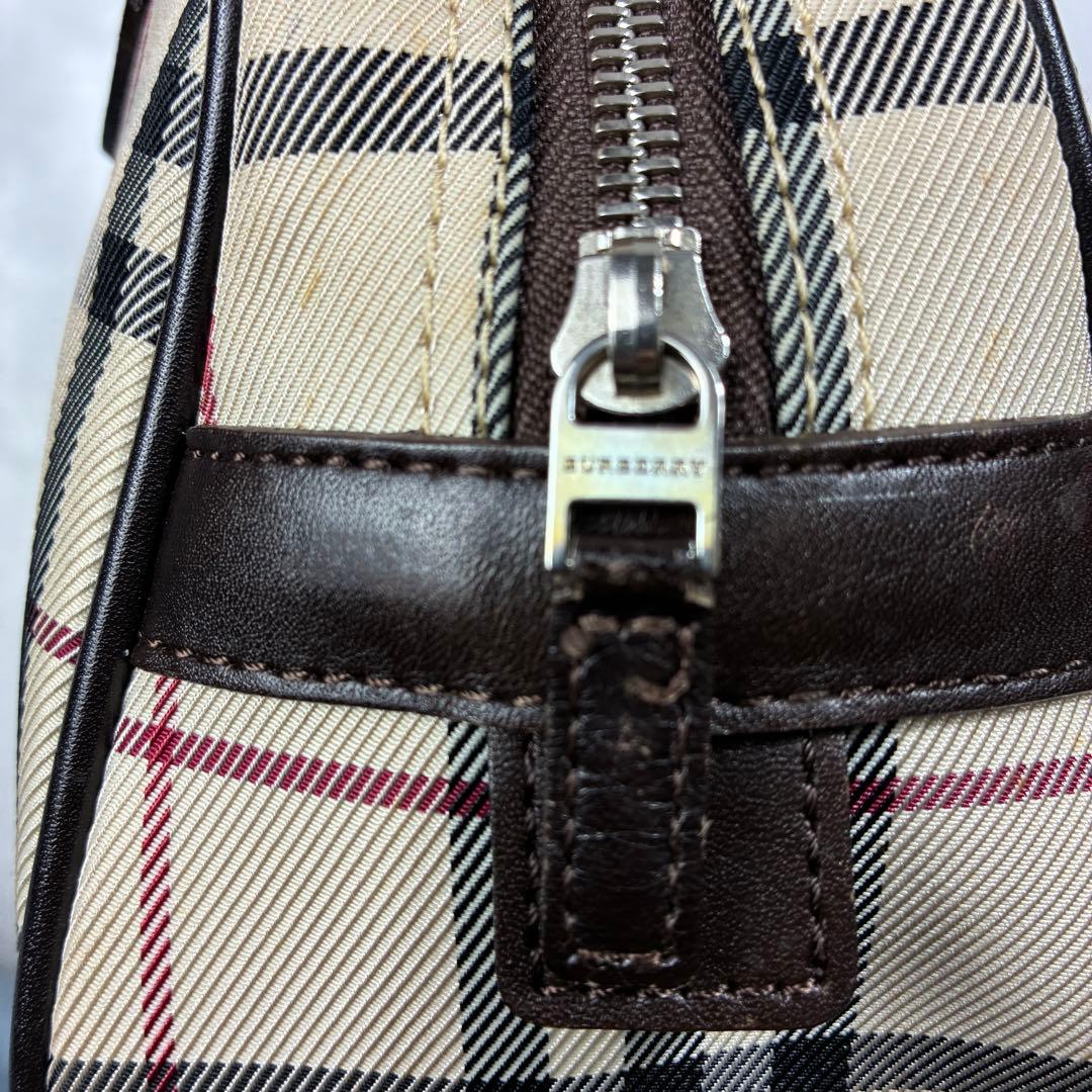 公*o様 美品✨BURBERRY ノバチェック ロゴプレート ハンドバッグ 自立