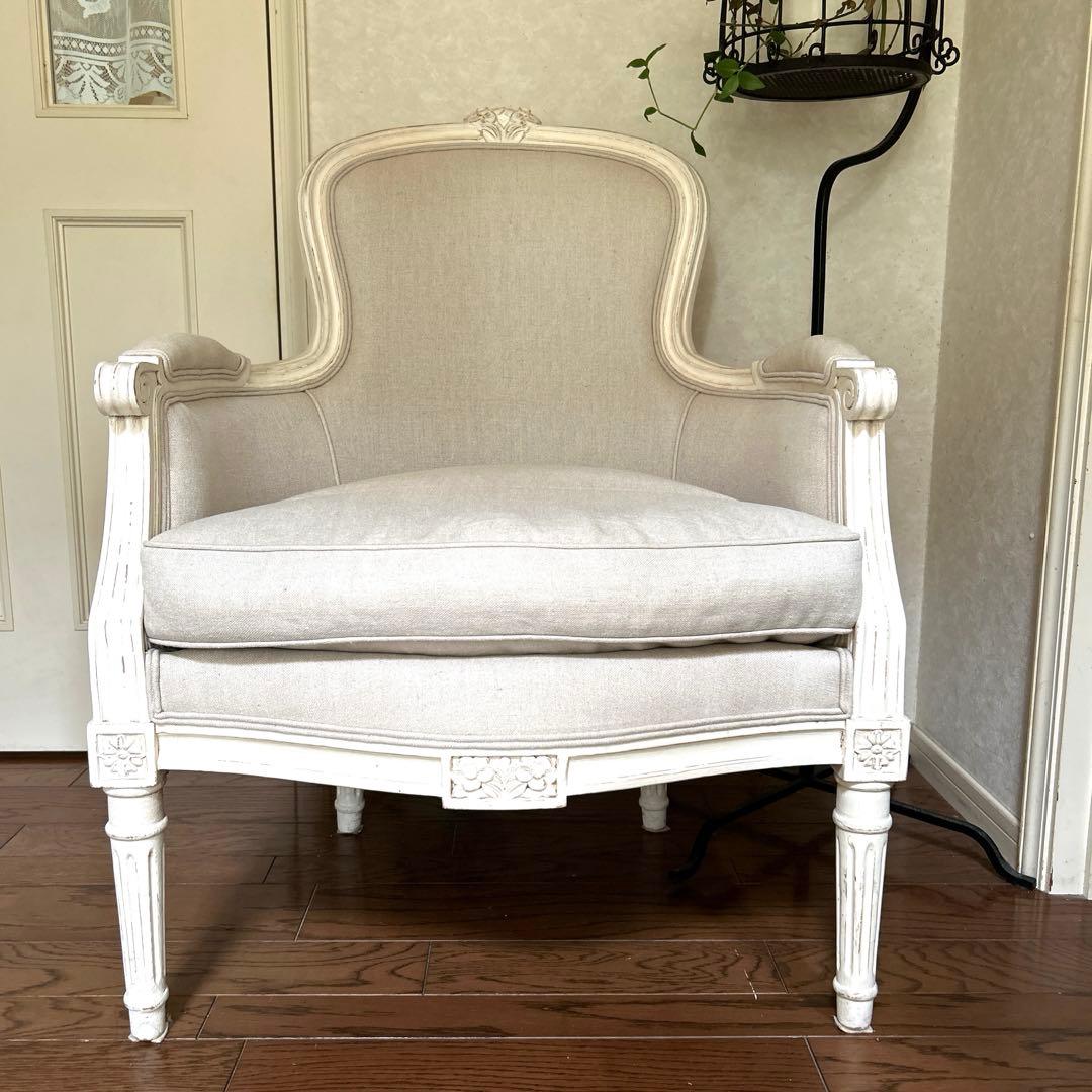 希少 フレンチテイスト Sarah Grace アームチェア　シングルソファ