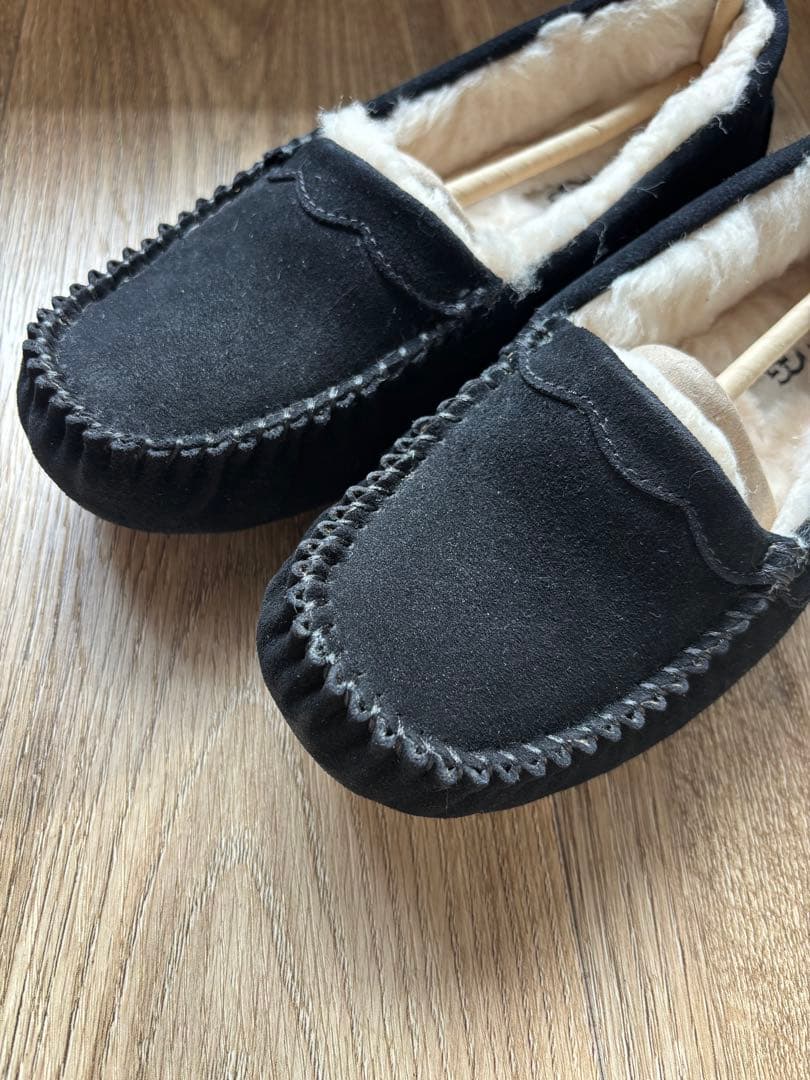 即日発送♡UGG モカシン　スカラップ　アンスレー　黒