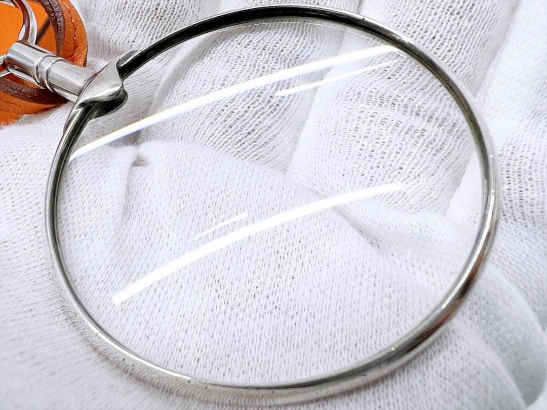 良好品　HERMES　エルメス　ルーペ　ネックレス　レザー　金属素材