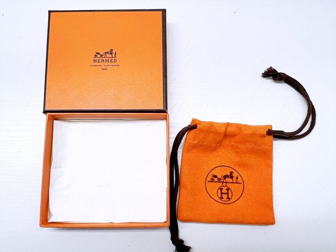 良好品　HERMES　エルメス　ルーペ　ネックレス　レザー　金属素材