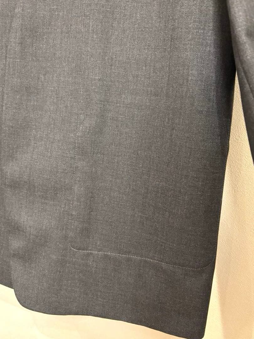 Maison Margiela ノーカラー ジャケット グレー 50 極美品