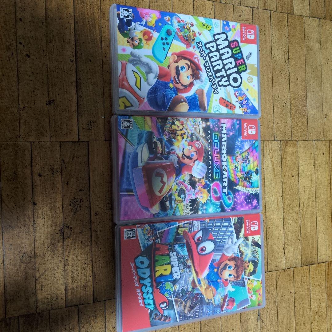 スイッチゲームマリオ3本セット
