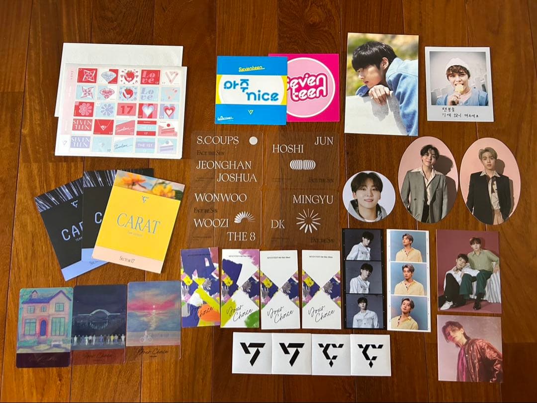 SEVENTEENトレカ、アルバム、ポスターなどまとめ売り