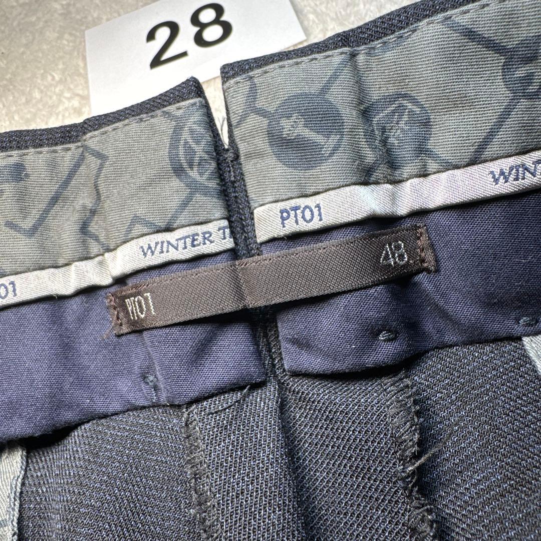 28 春秋　美品　PT01 ピーティーゼロウーノ　ネイビー　48 L