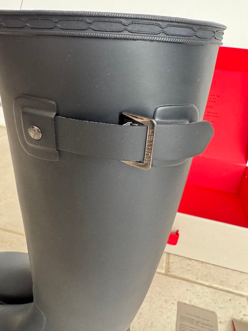 HUNTER ネイビーレインブーツ　ネイビー　24㎝