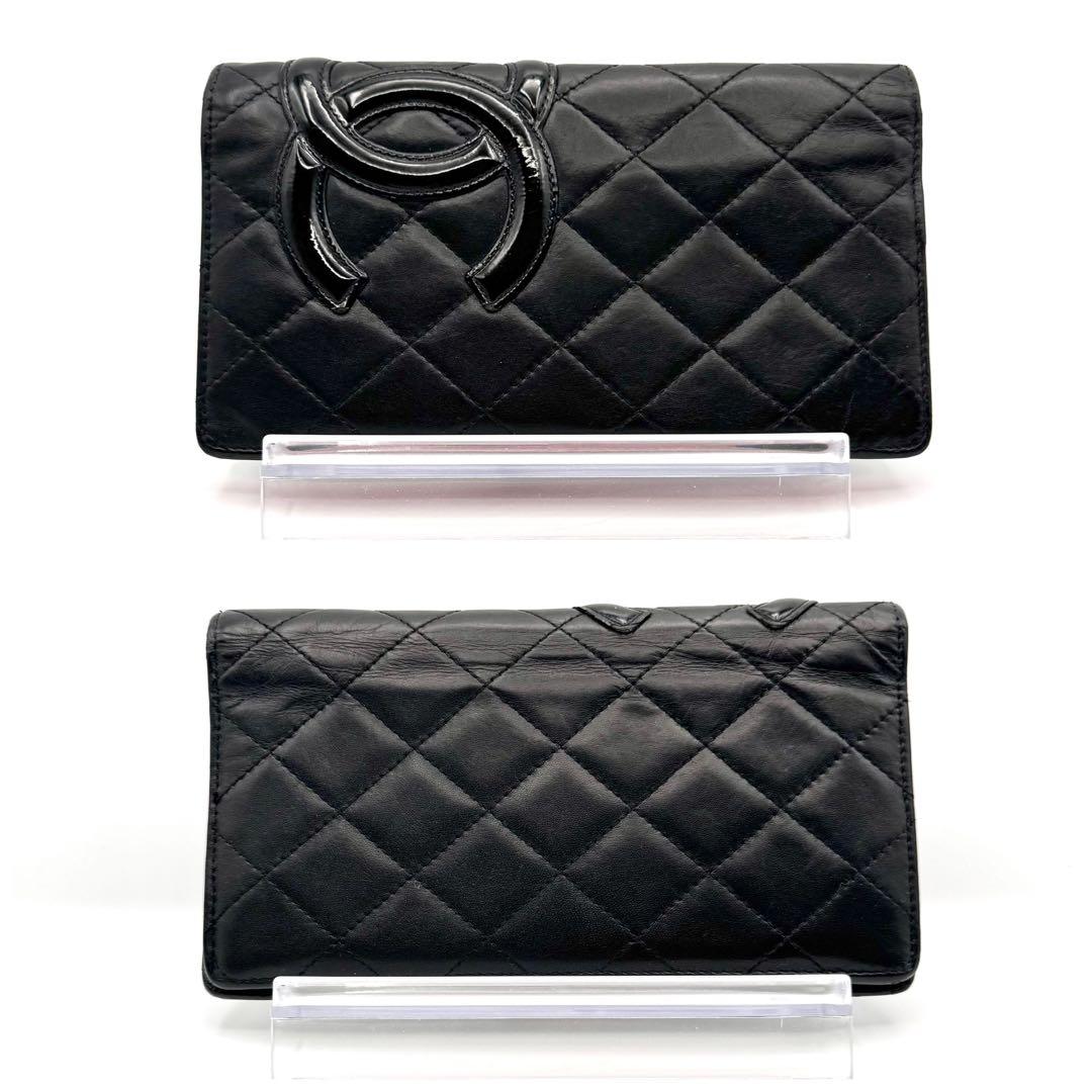 CHANEL シャネル カンボンライン ココマーク マトラッセ ラムスキン