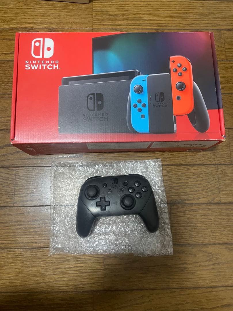 Nintendo Switch ネオンブルー/ネオンレッド 本体 プロコン付き