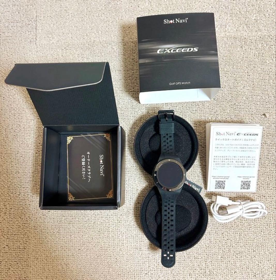 最終値下げ ShotNavi EXCEEDS ゴルフGPSウォッチ ショットナビ