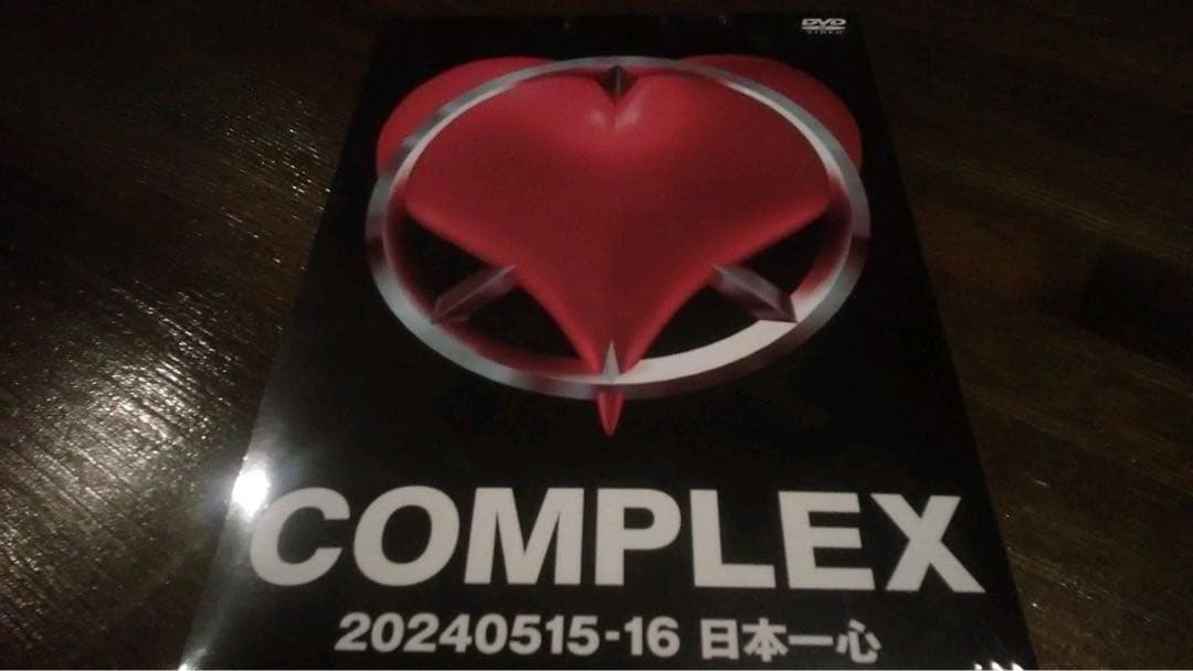 新品稀少/COMPLEX/DVD+2CD/20240515-16 日本一心