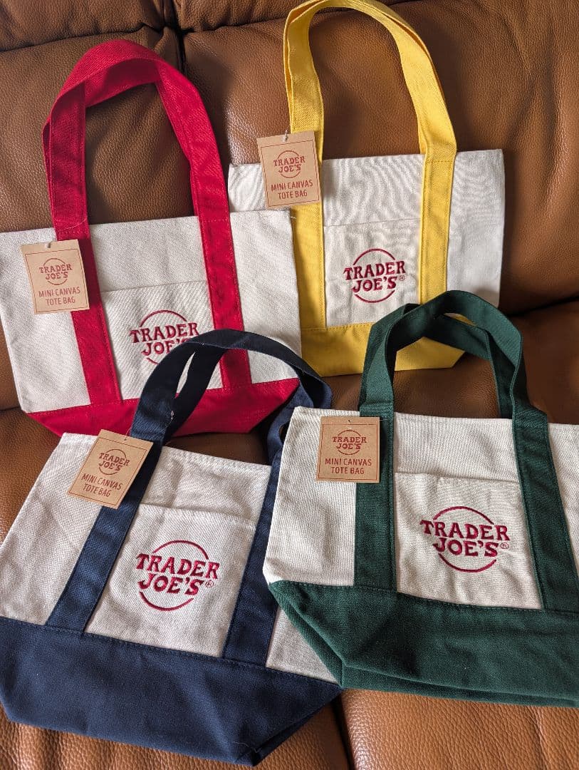 新品　Trader Joe's ミニトート 　エコバッグ コンプリート８色セット