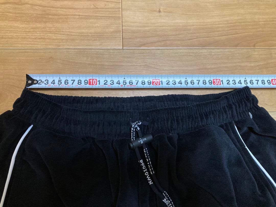 00s dog town XL ベロア セットアップ 刺繍ロゴ ドッグタウン