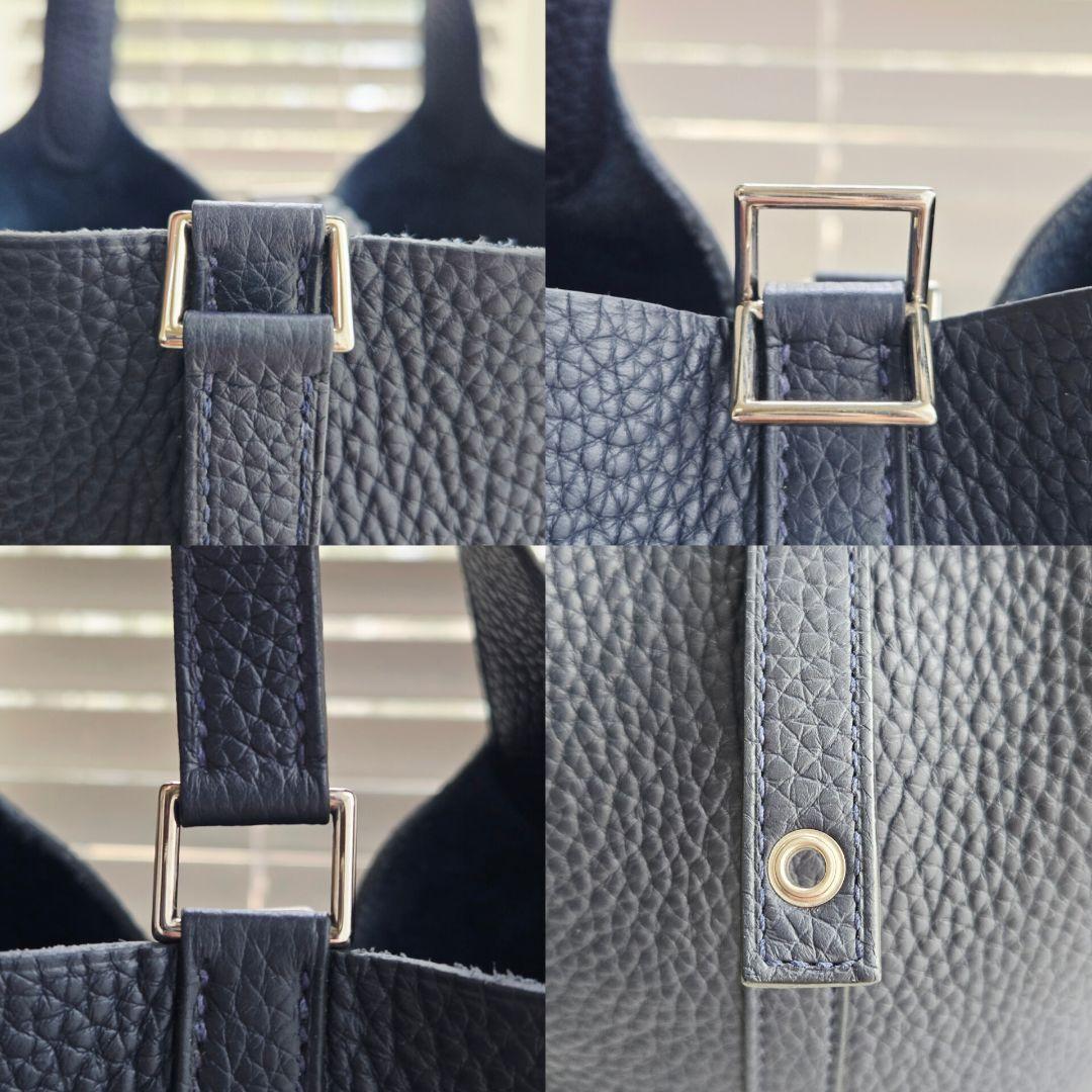 HERMES 美品 エルメス ピコタンロック PM ネイビー 2021年 Z刻印