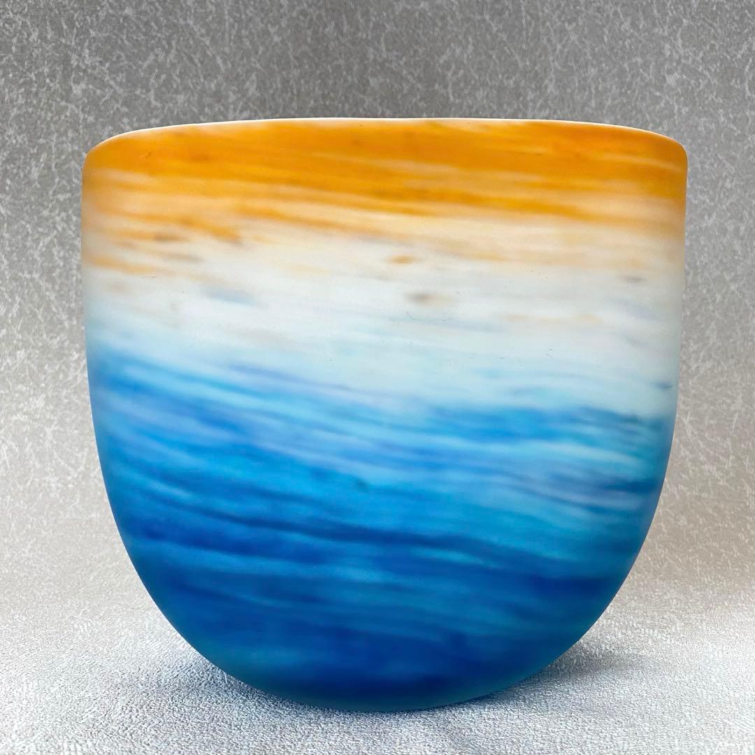 岩田久利 『 朝の海 』 花瓶 花器 フラワーベース