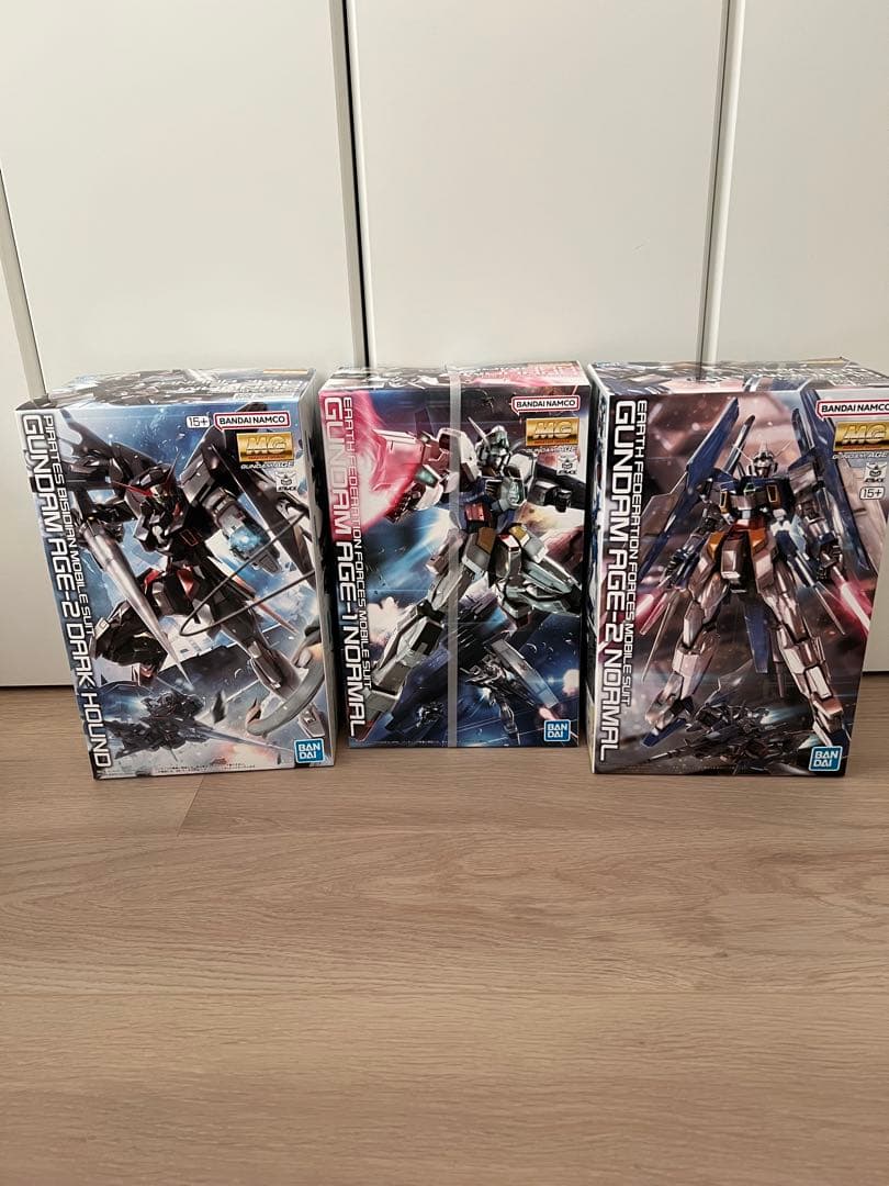 MG AGE1ノーマル、AGE2ノーマル、AGE2ダークハウンドセット