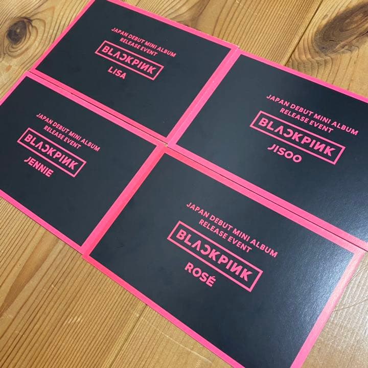 BLACKPINK リリイベ カード