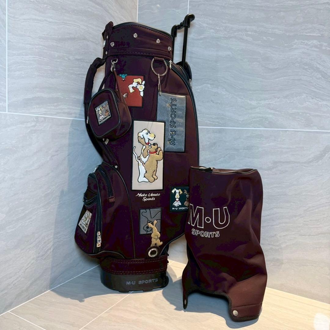 M・Uスポーツ ミエコ ウエサコ　キャディバッグ　キャスター付き