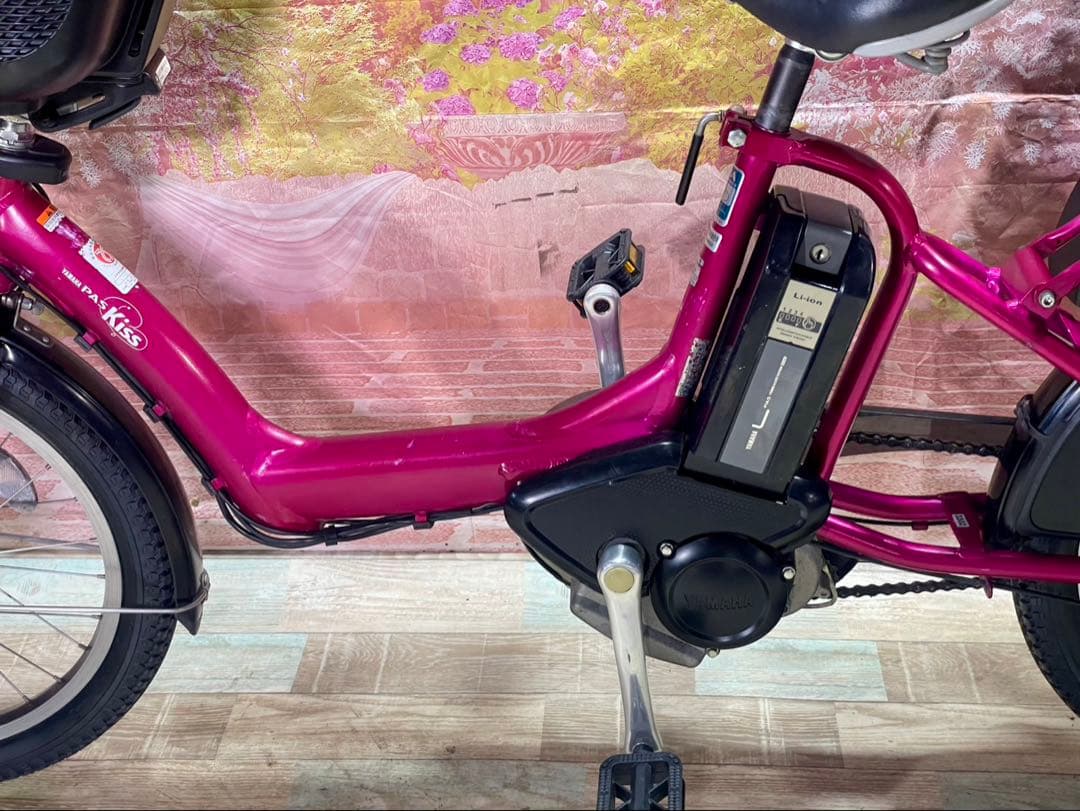 ZK3302 電動自転車 ヤマハ パスキス 子供乗せ 20インチ 送料無料