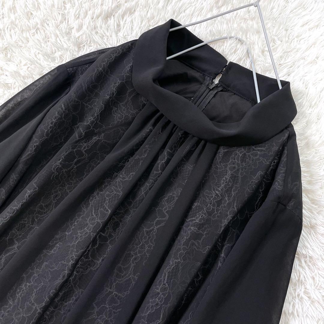 美品✨️ネイナ Neina パーティーワンピース 重ね レース フォーマル 3L