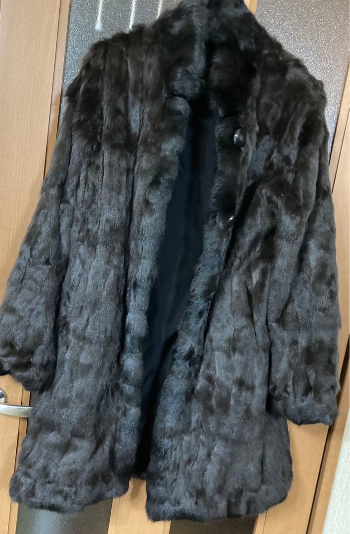 INVRNALE ISSIMO シルク　ファーリバーシブルコート