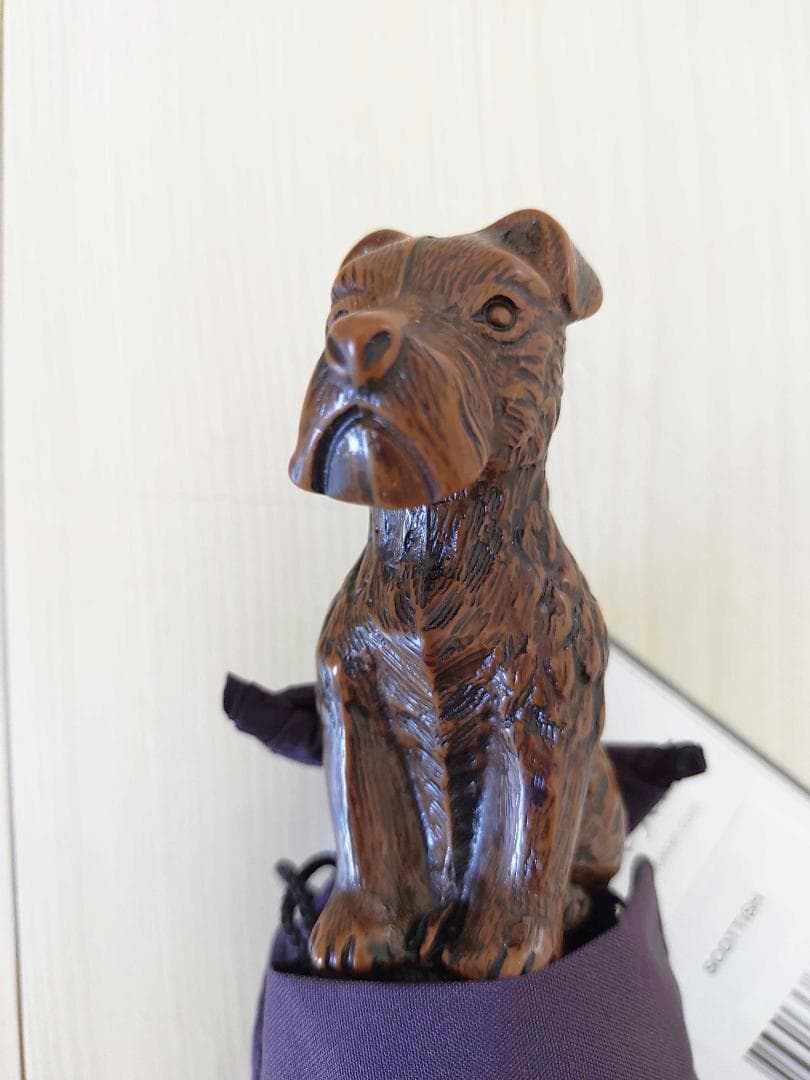 ☆新価格☆ Guy de jean 折畳み傘 雨/日兼用：スコッティ（プルーン）