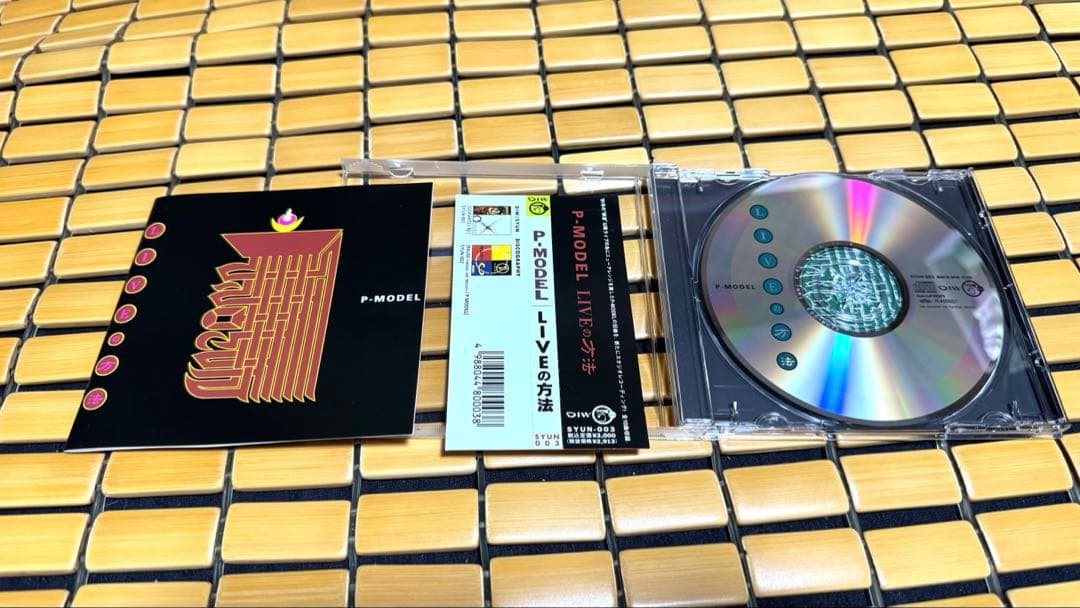 P-MODEL『LIVEの方法』帯あり