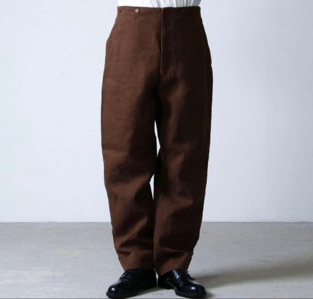 comoli ヘンプダック バックストラップパンツ　サイズ1