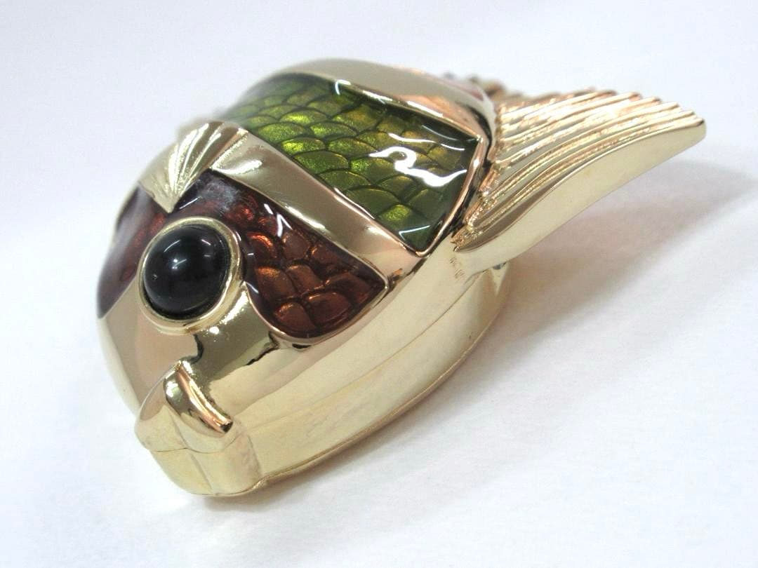 未使用 エスティーローダー 練り香水 トロピカル フィッシュ 魚 ホワイトリネン