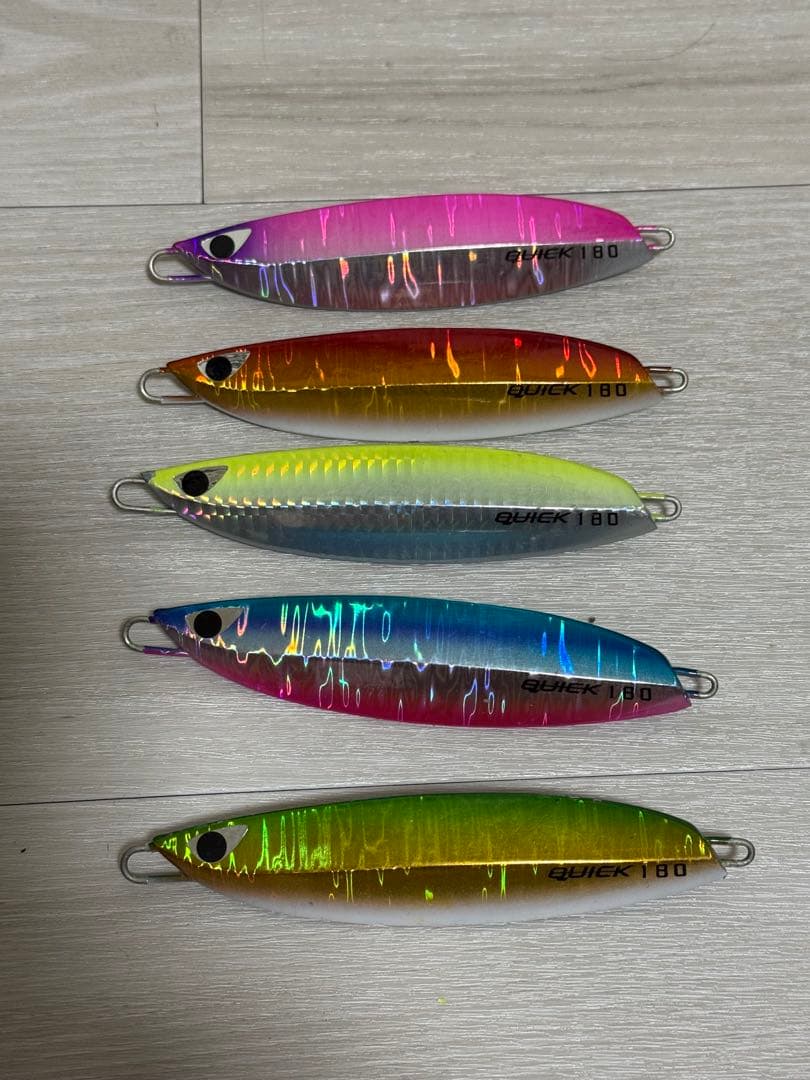 大人気！クイックゼロワン180g メタルジグ 5個セット