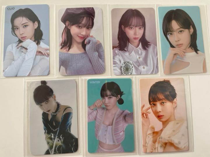 aespa ウィンター トレカ セット