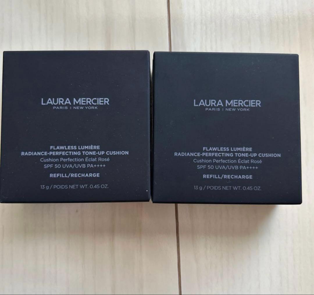 ローラメルシエ　クッションファンデーション レフィル　ライトローズ　2個