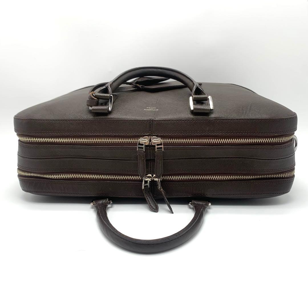 PELLE MORBIDA キャピターノ 2室 2way ビジネスバッグ