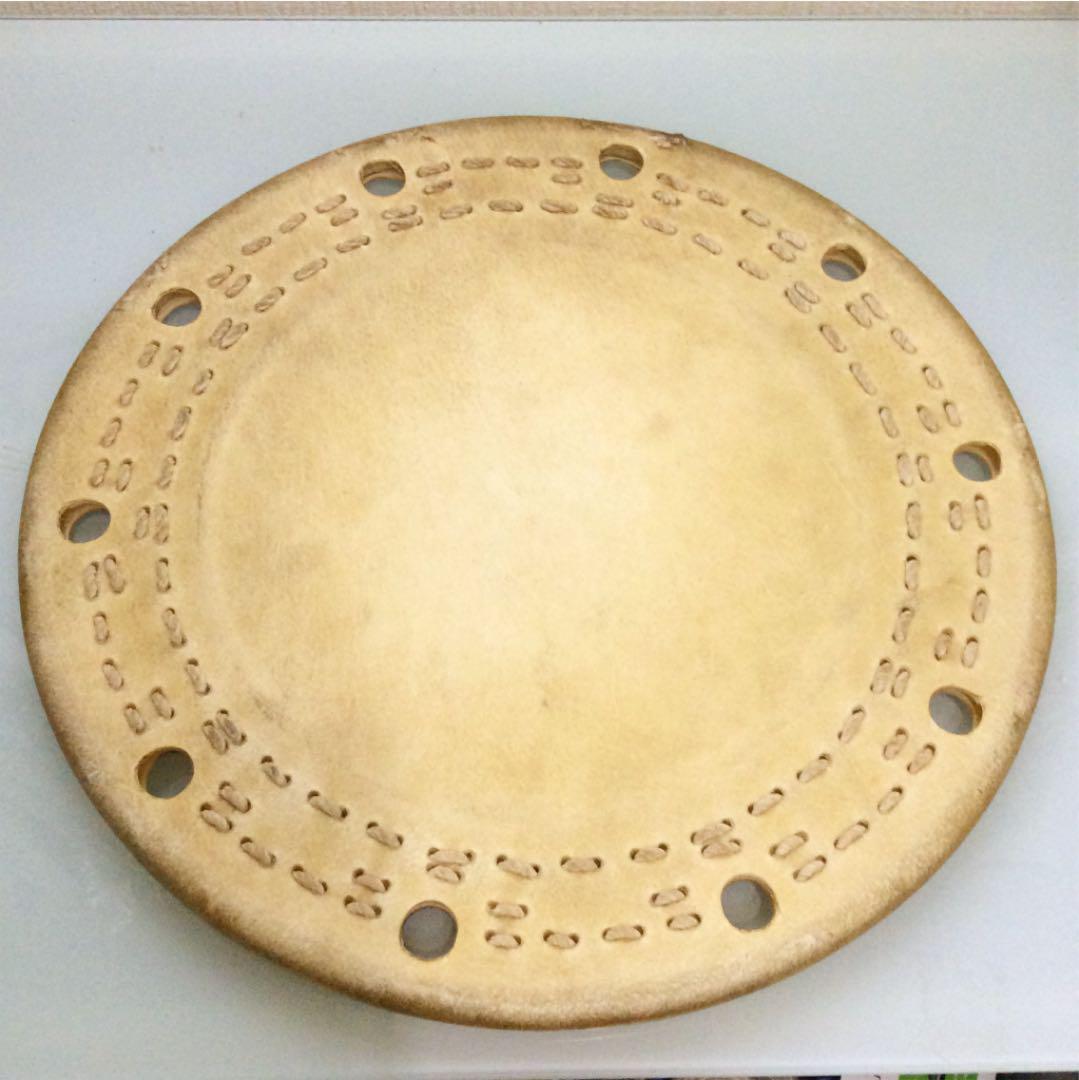 【ほぼ新品 送料込】締太鼓 交換 皮 和太鼓　諏訪工芸 二丁掛け