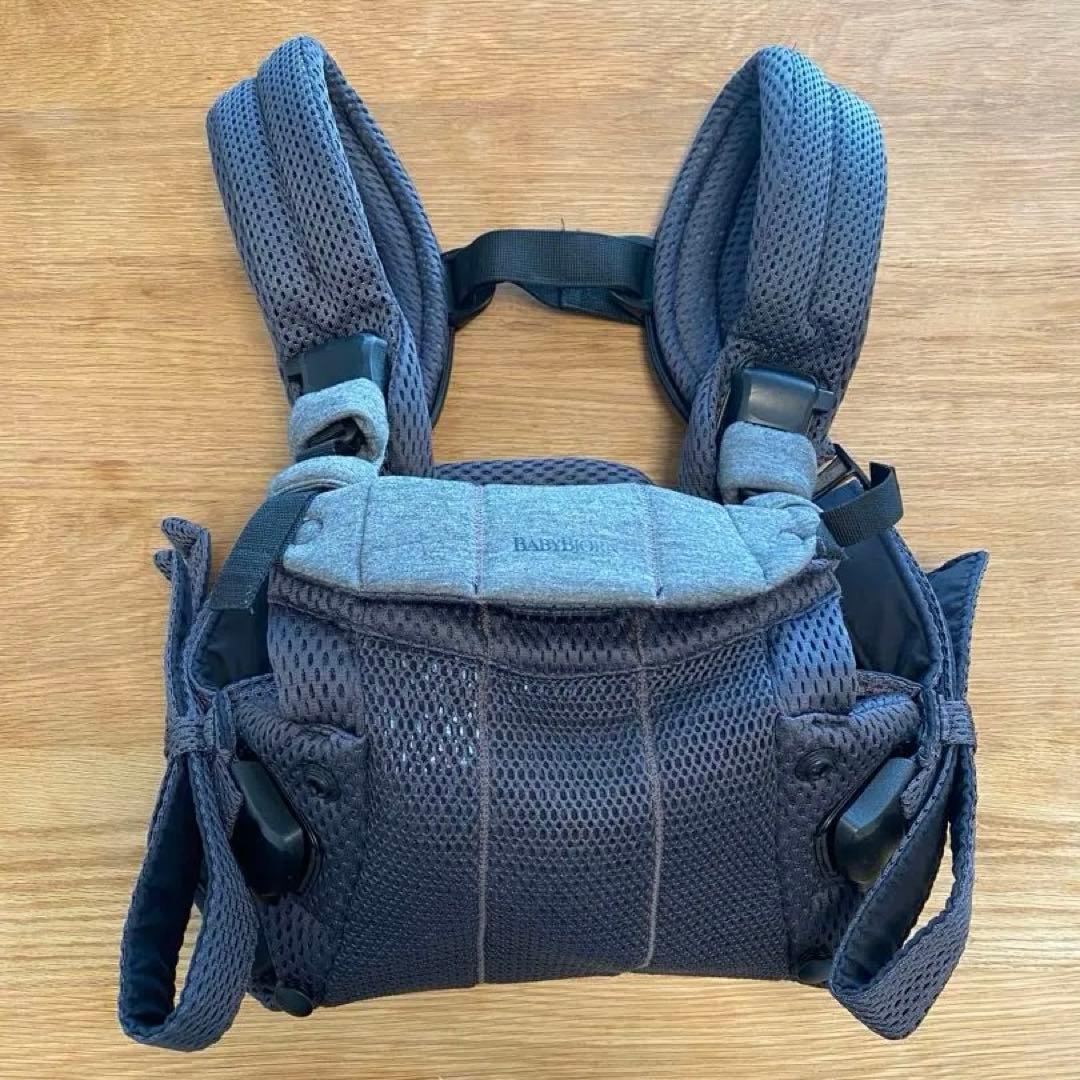 【美品】BABYBJORN 抱っこ紐 ハーモニー　アンスラサイト　説明書付き