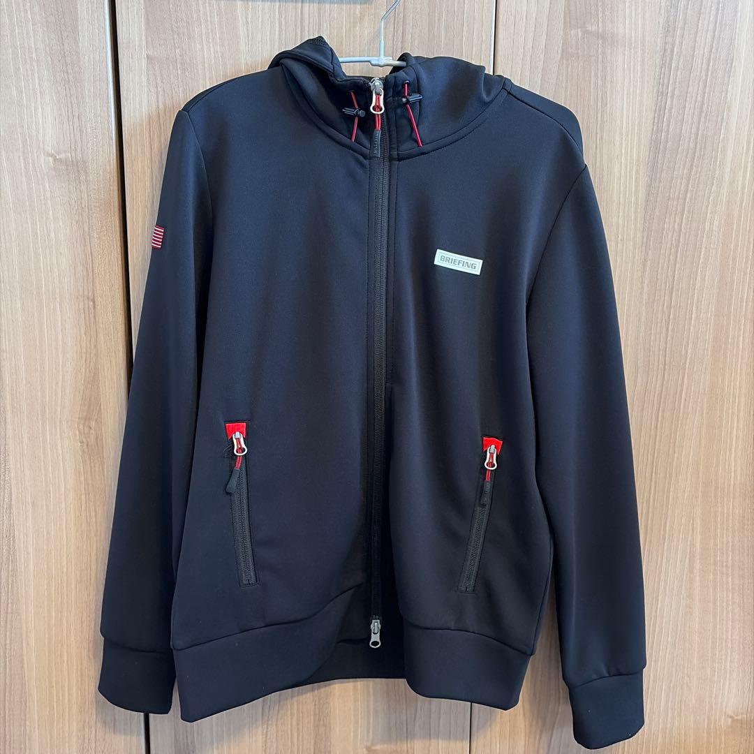 ブリーフィングゴルフ　黒　パーカー