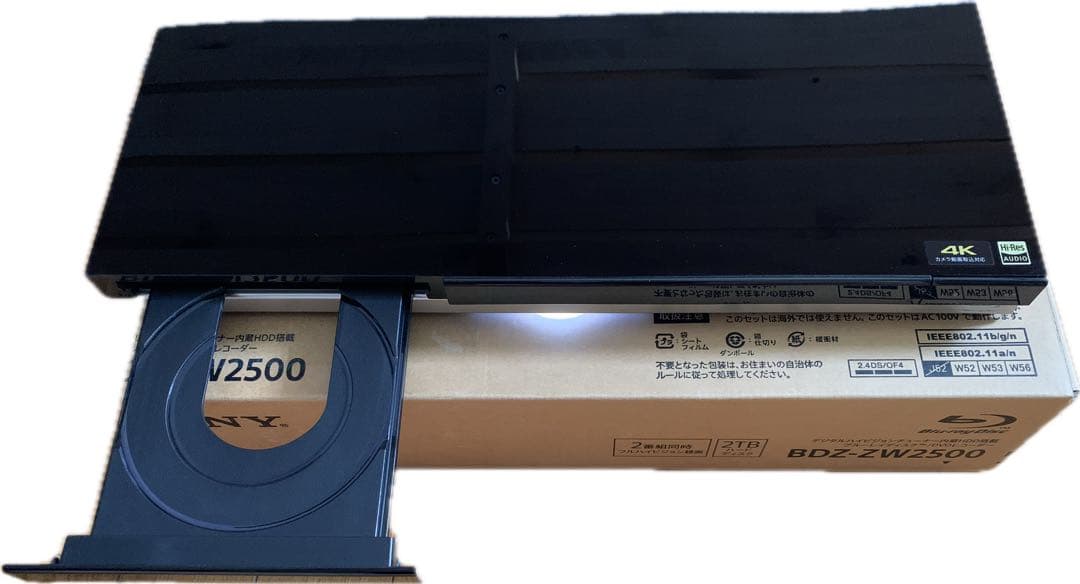 ブルーレイレコーダー　SONY　BDZ-ZW2500