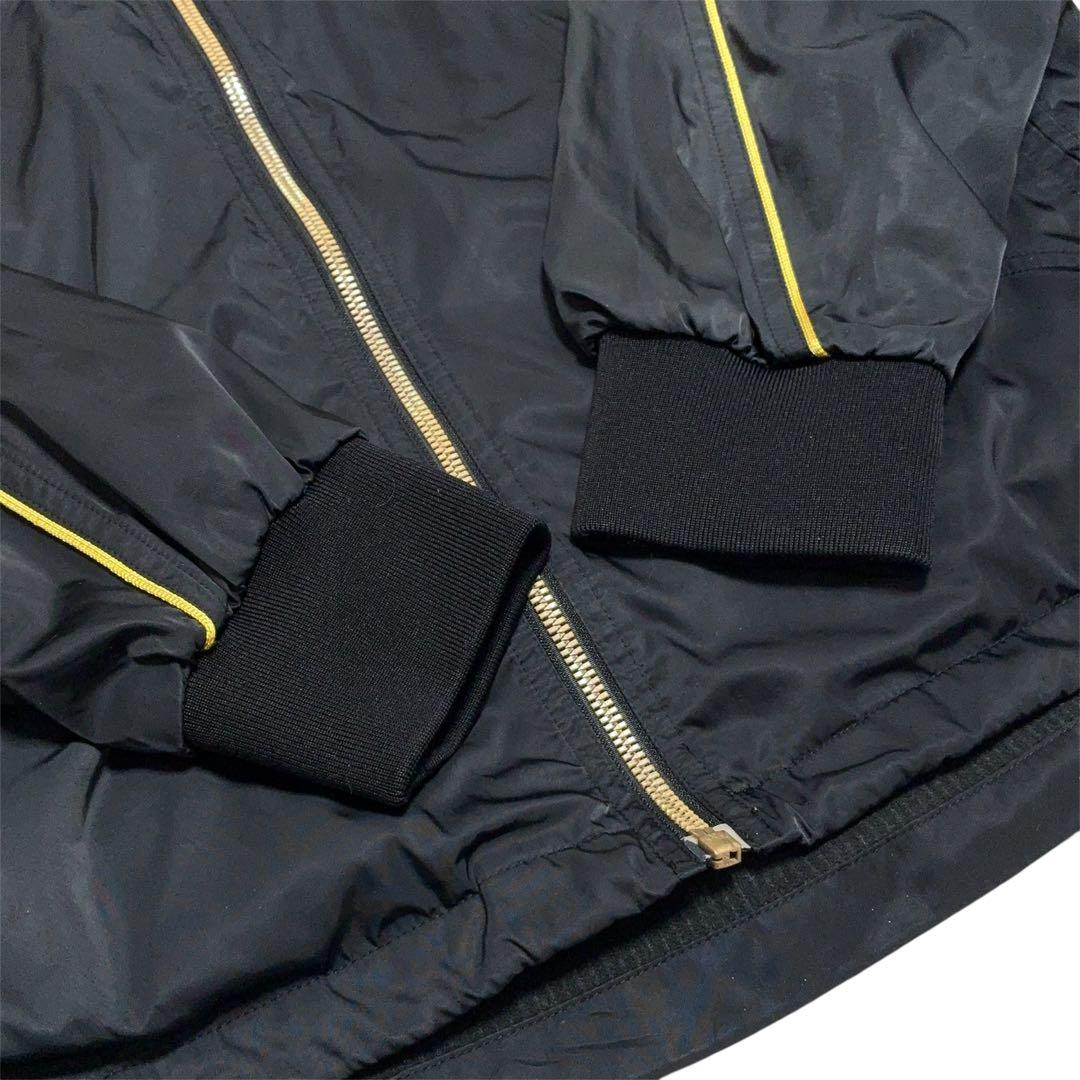 ミズノプロ ブレスサーモ ウインドブレーカー 上下 セットアップ 黒×金 L