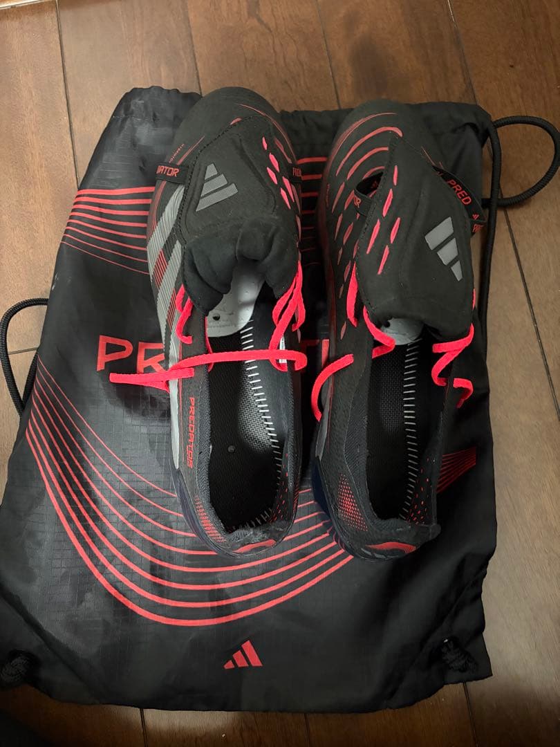 adidas プレデターエリートFT FGブラック×レッド28.0