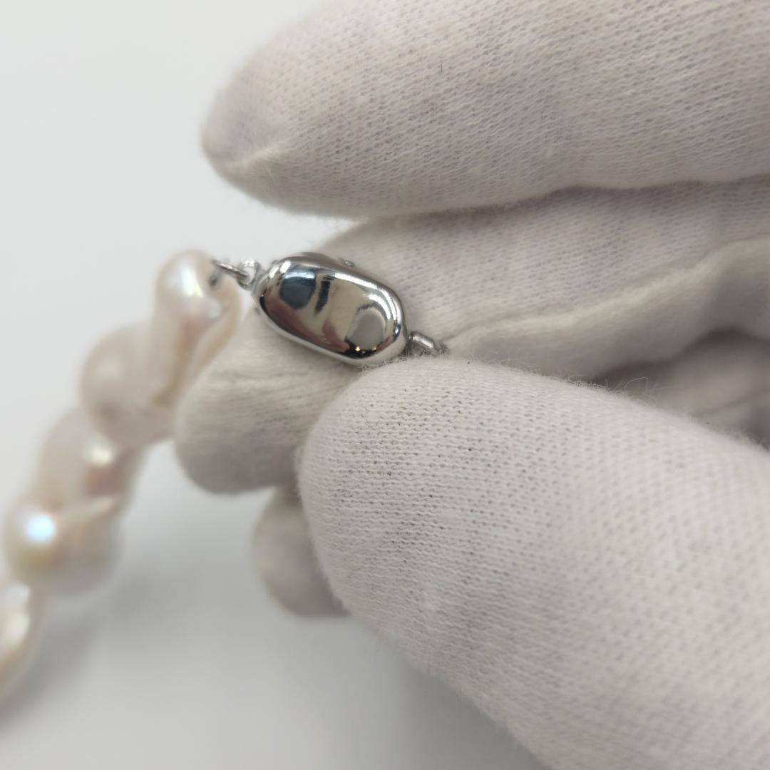 本真珠 バロックパール ネックレス 淡水パール バロック真珠 南洋真珠級