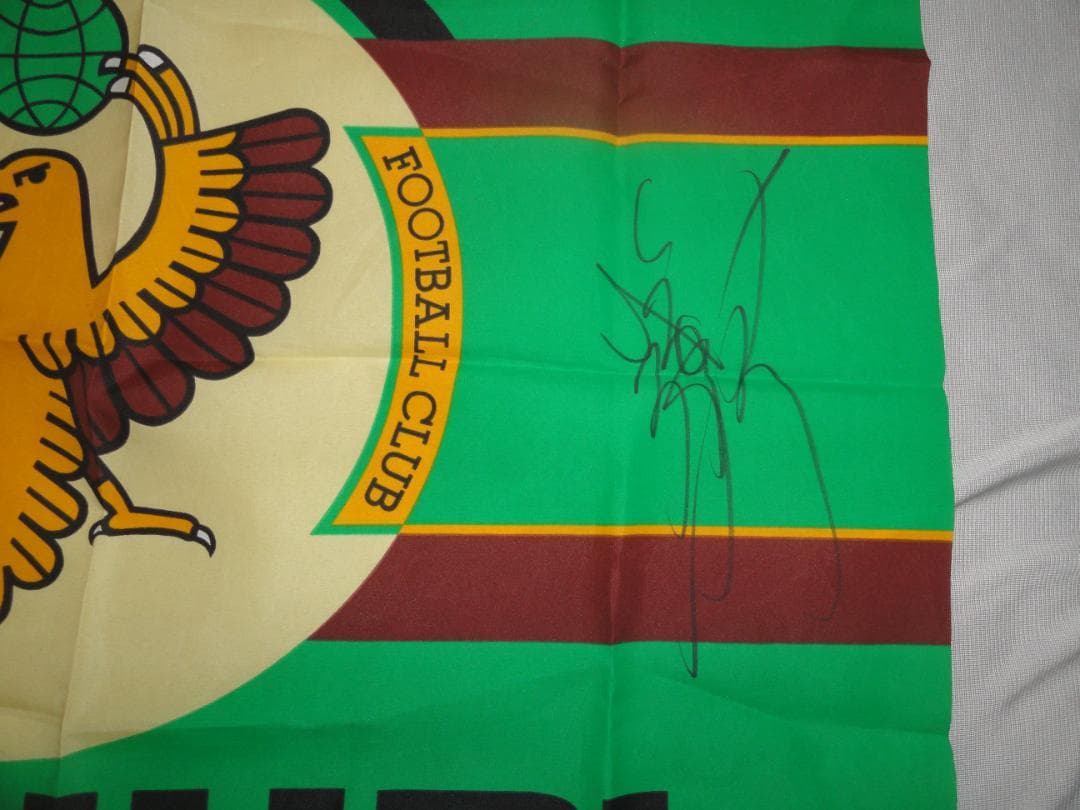 ☆希少☆　東京ヴェルディ　直筆サインフラッグ　KING KAZU他