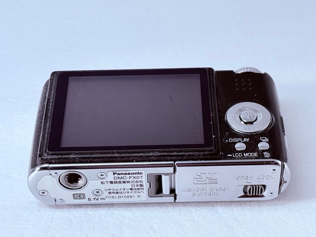 LUMIX DMC-FX07 ブラック 動作確認済 平成レトロ コンデジ